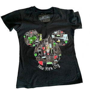 Disney Store New York women's small v neck t-shirt